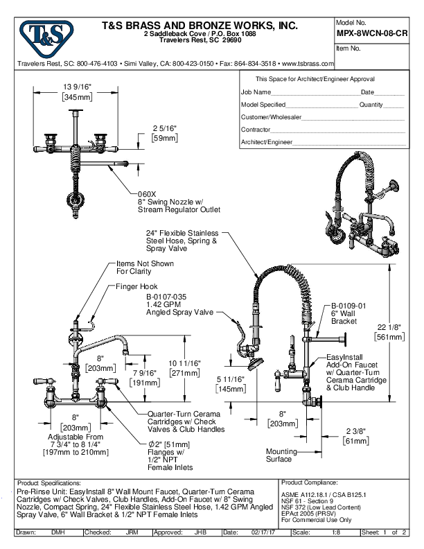 Cutsheet