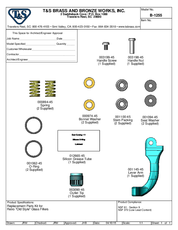 Cutsheet