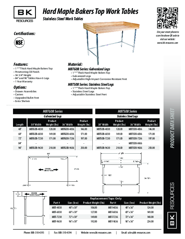 Cutsheet