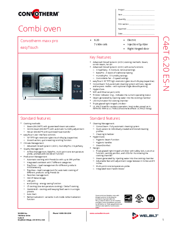 Cutsheet