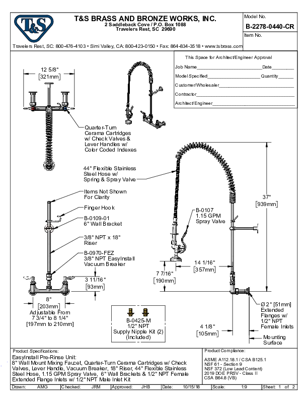 Cutsheet