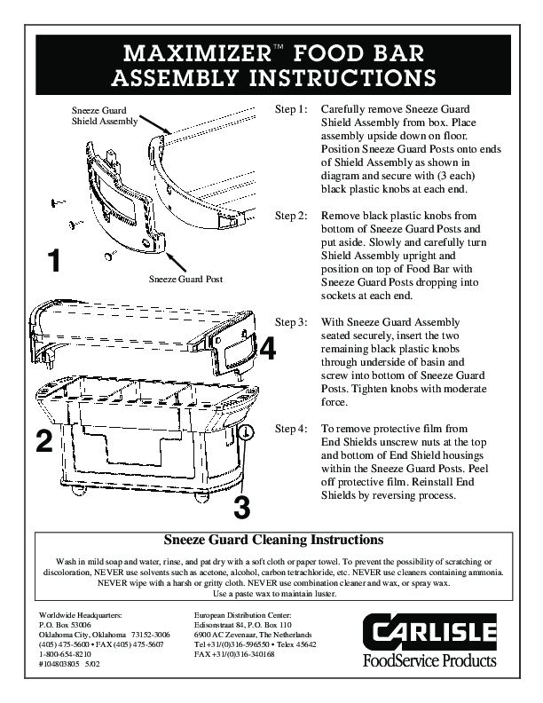 Assembly Instructions