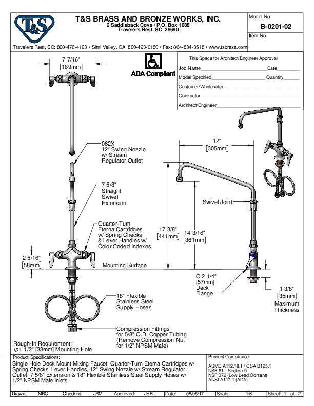 Cutsheet