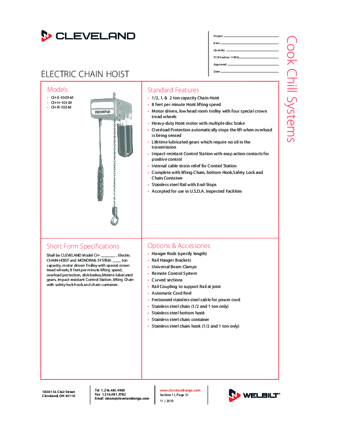 Cutsheet