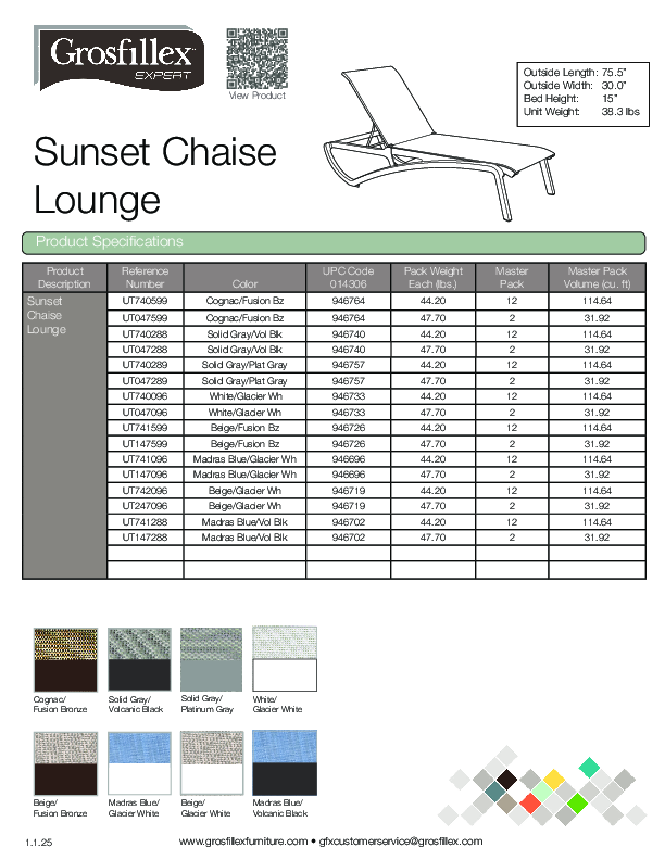 Cutsheet