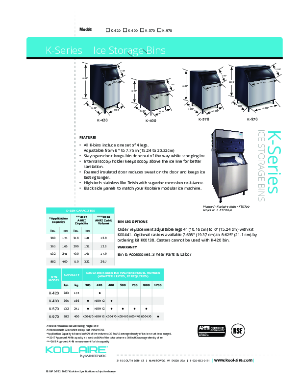 Cutsheet