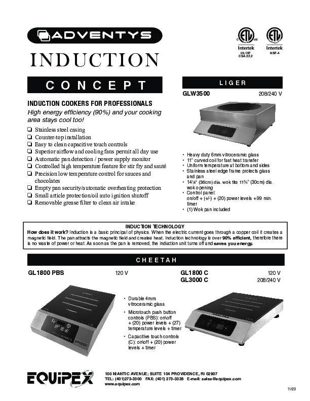 Cutsheet