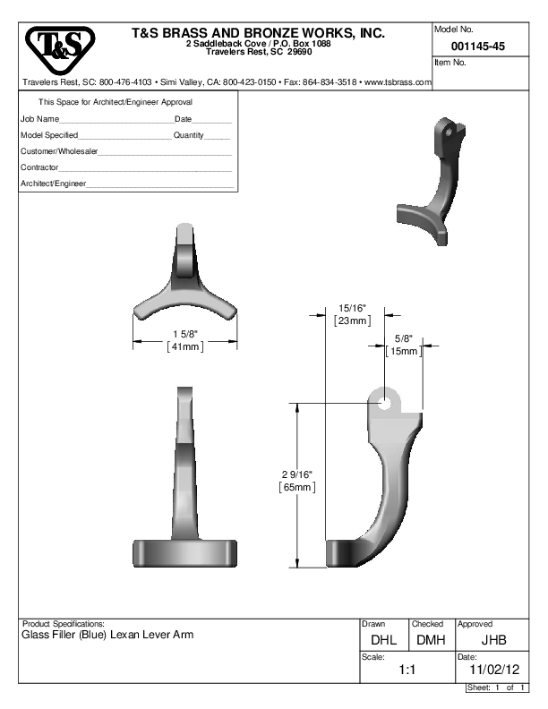 Cutsheet