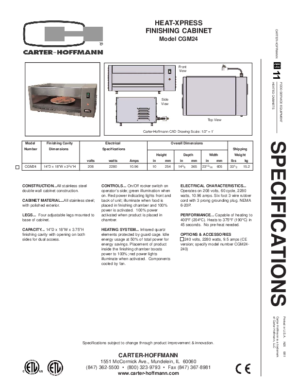 Cutsheet