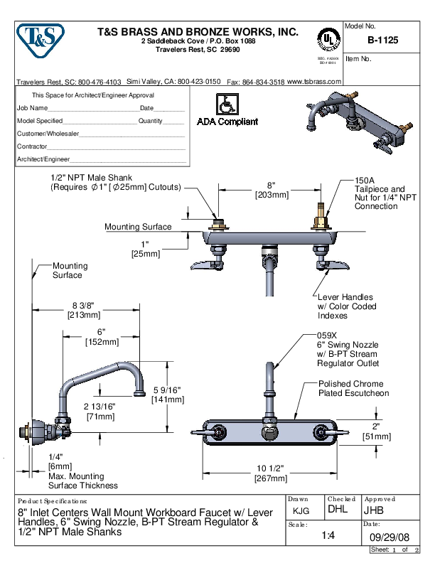 Cutsheet