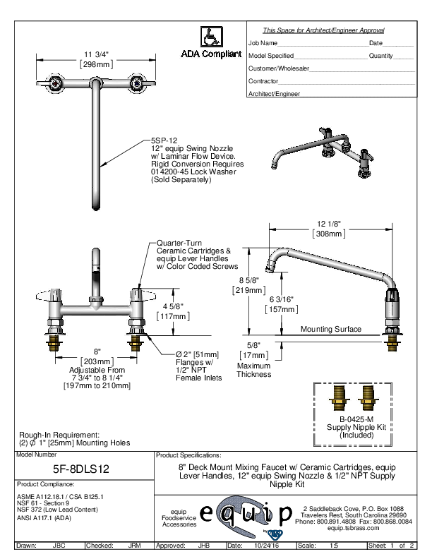 Cutsheet