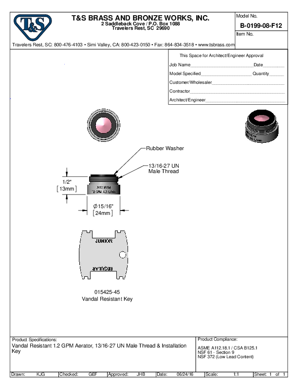 Cutsheet