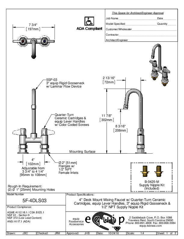 Cutsheet