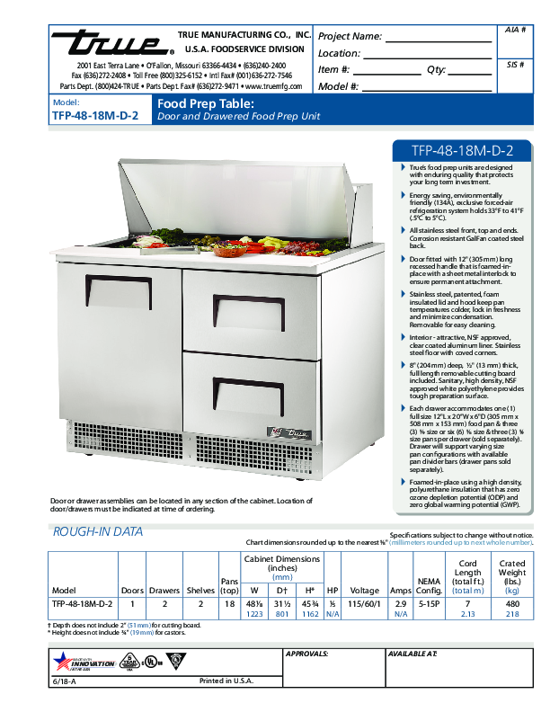 tfp 48 18m d 2