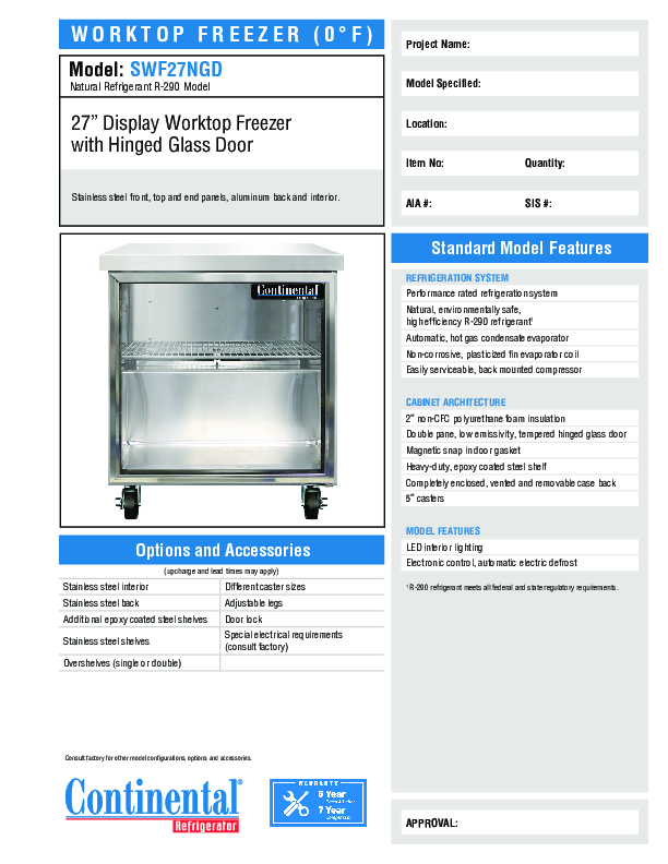 Cutsheet