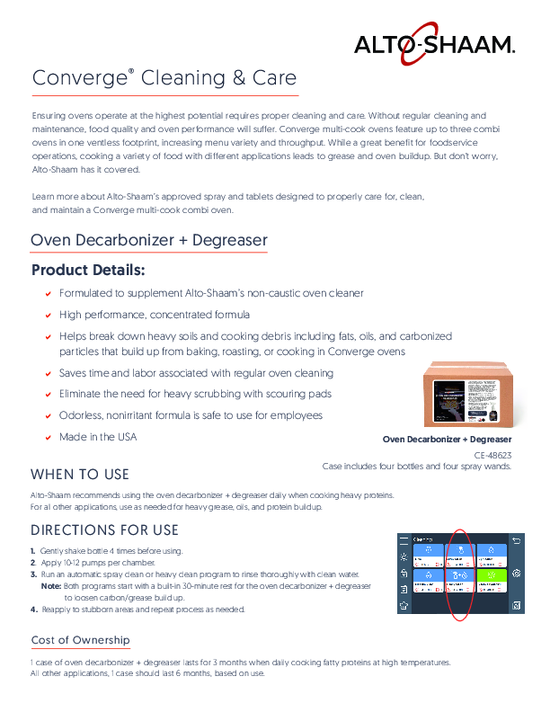 Cleaner Sell Sheet