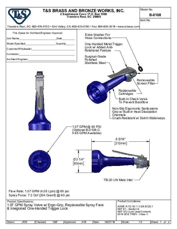 Cutsheet