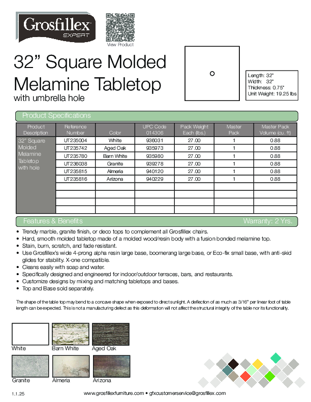 Cutsheet