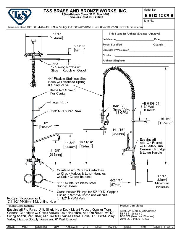 Cutsheet