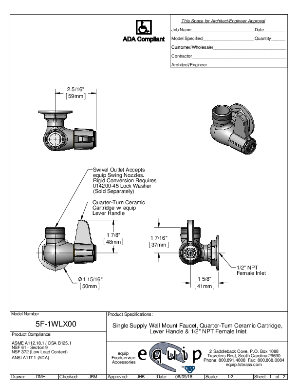 Cutsheet