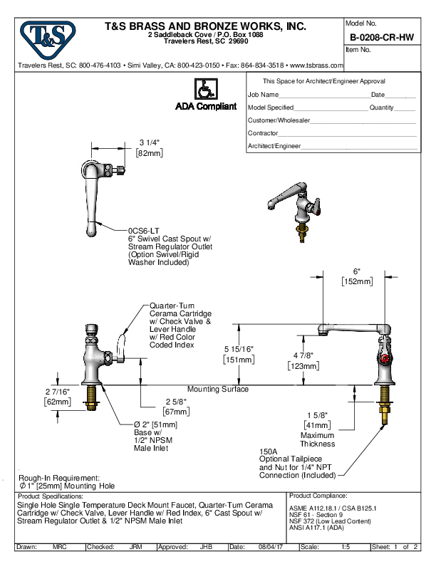 Cutsheet