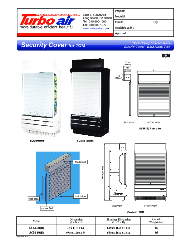 Cutsheet