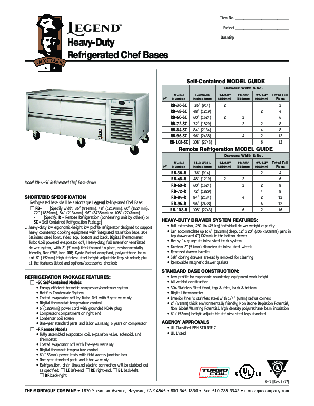 Cutsheet