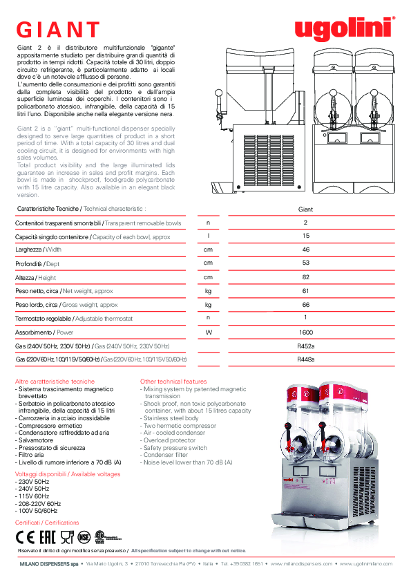 Cutsheet