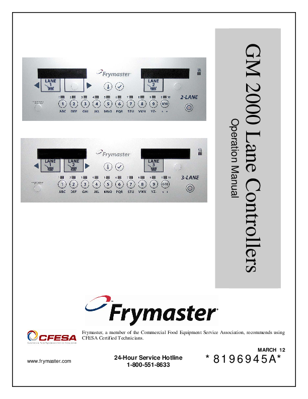 GM 2000 Controller Manual