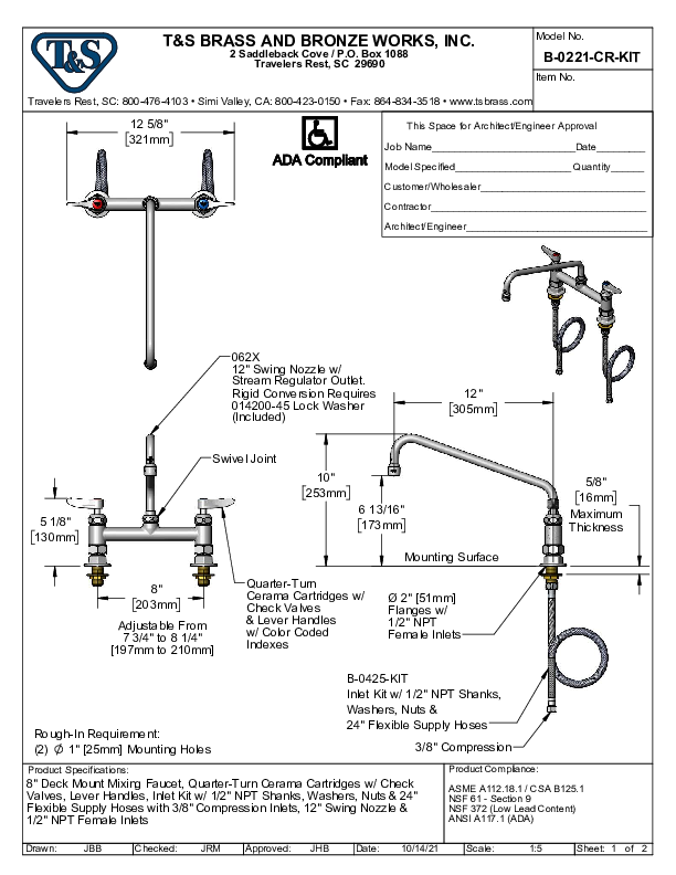 Cutsheet