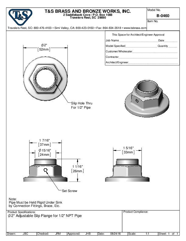 Cutsheet