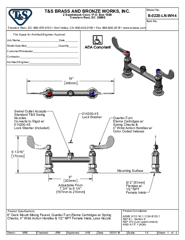 Cutsheet