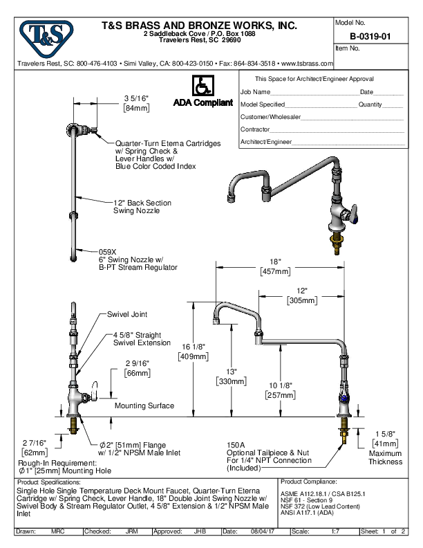 Cutsheet