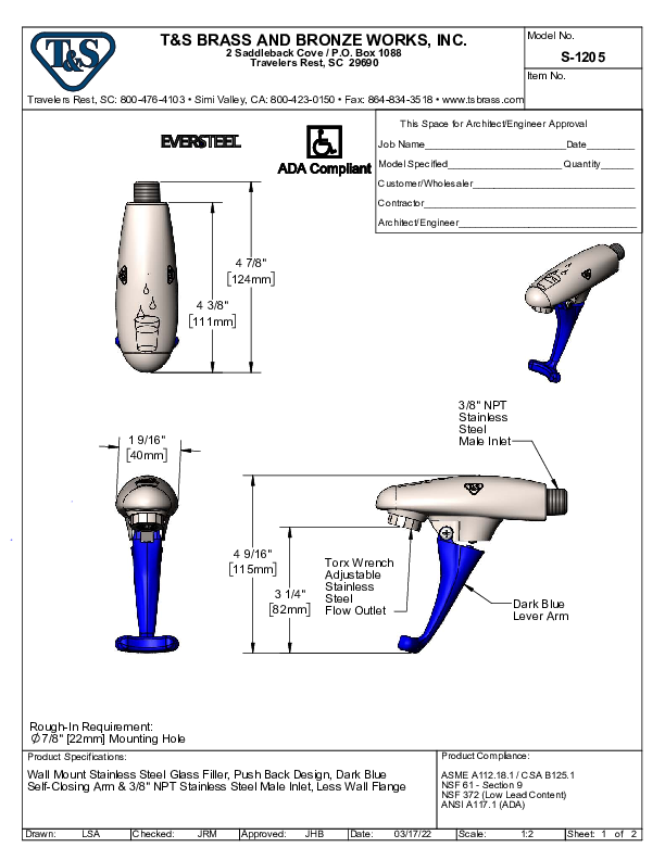 Cutsheet