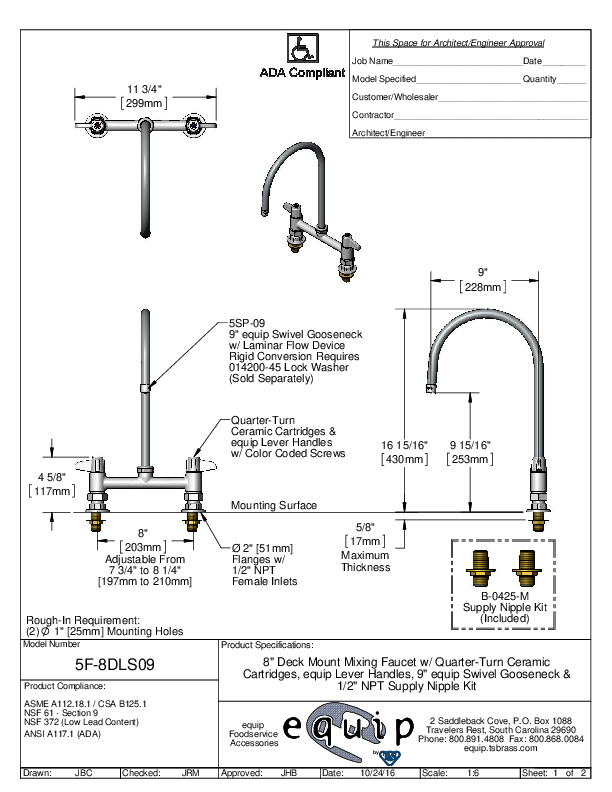 Cutsheet