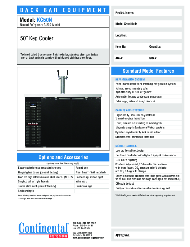 Cutsheet