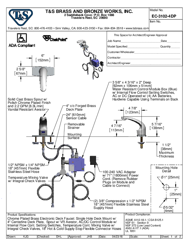 Cutsheet