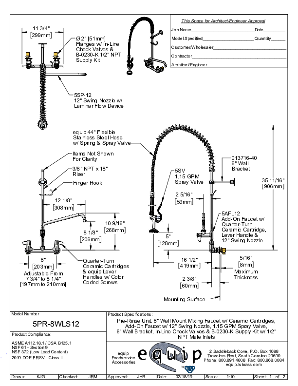 Cutsheet