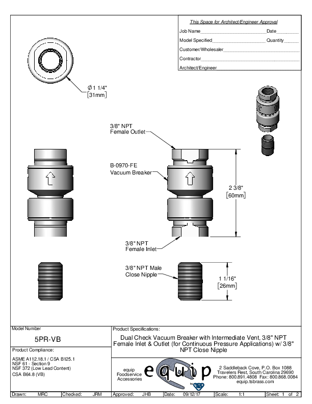 Cutsheet