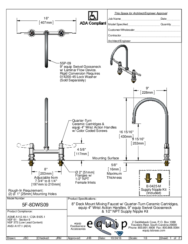 Cutsheet