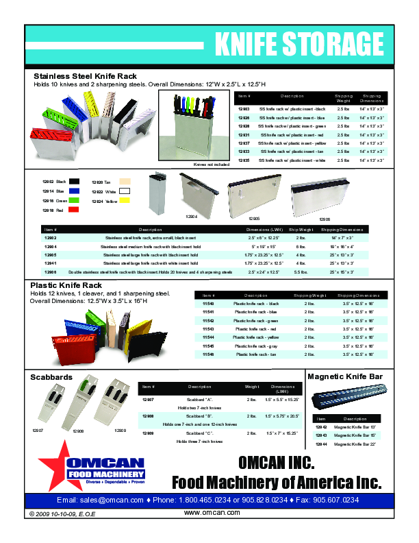 Cutsheet