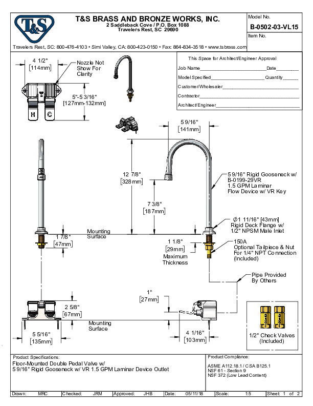 Cutsheet