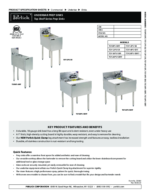 Cutsheet