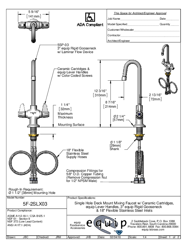 Cutsheet