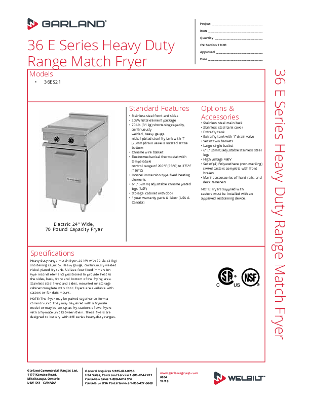 Cutsheet