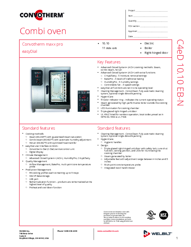 Cutsheet