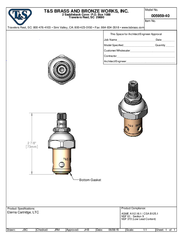 Cutsheet