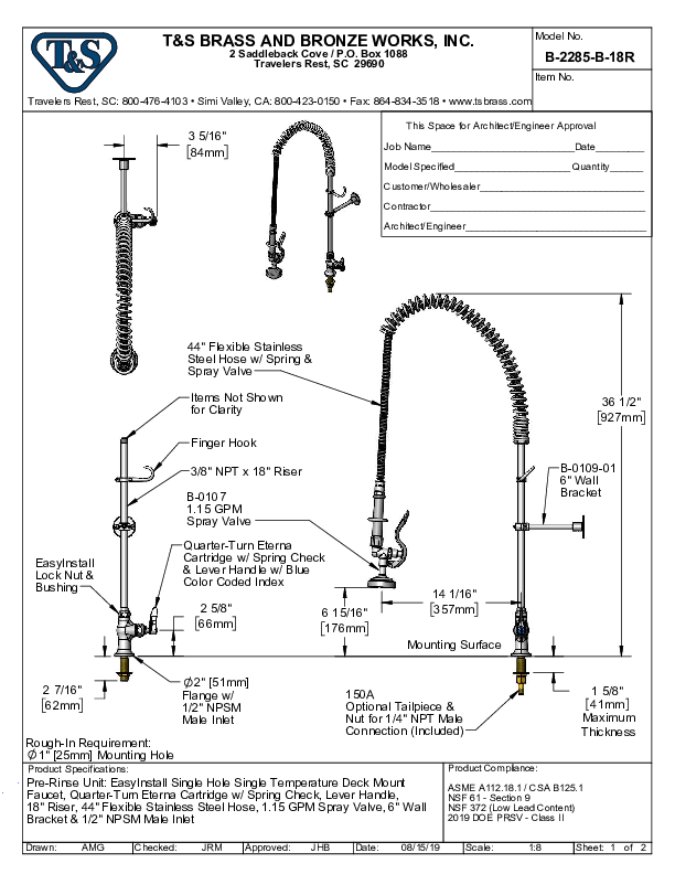 Cutsheet