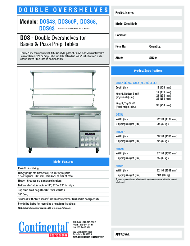 Cutsheet