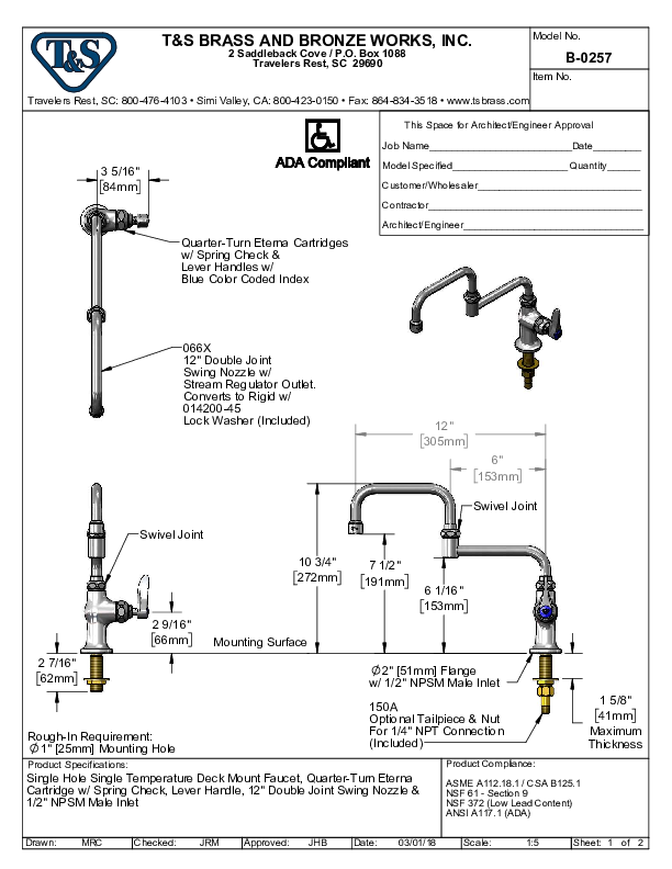 Cutsheet